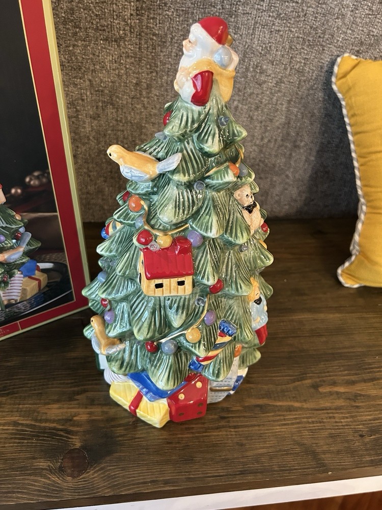 Spode Christmas Tree Collection - Spode Anniversary Figural LED Tree 12” READ