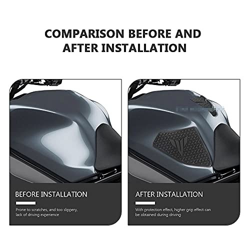 Motorcycle Tank Traction Pad Side Gas Knee Grip Protective Sticker Protector