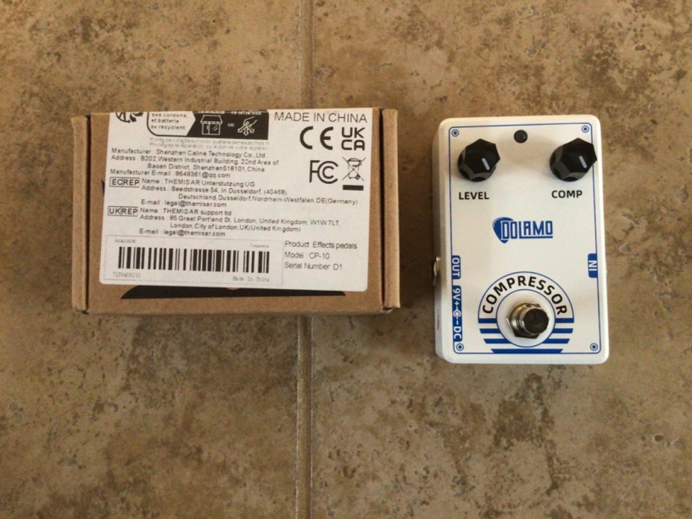 Dolamo D-1 Compressor Guitar Effects Pedal Tested & Working