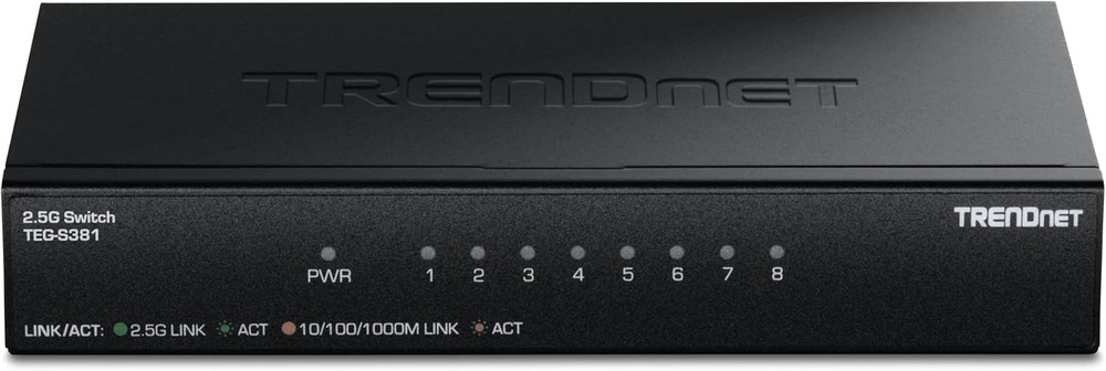 TRENDnet TEG-S381,8-Port 2.5G Switch