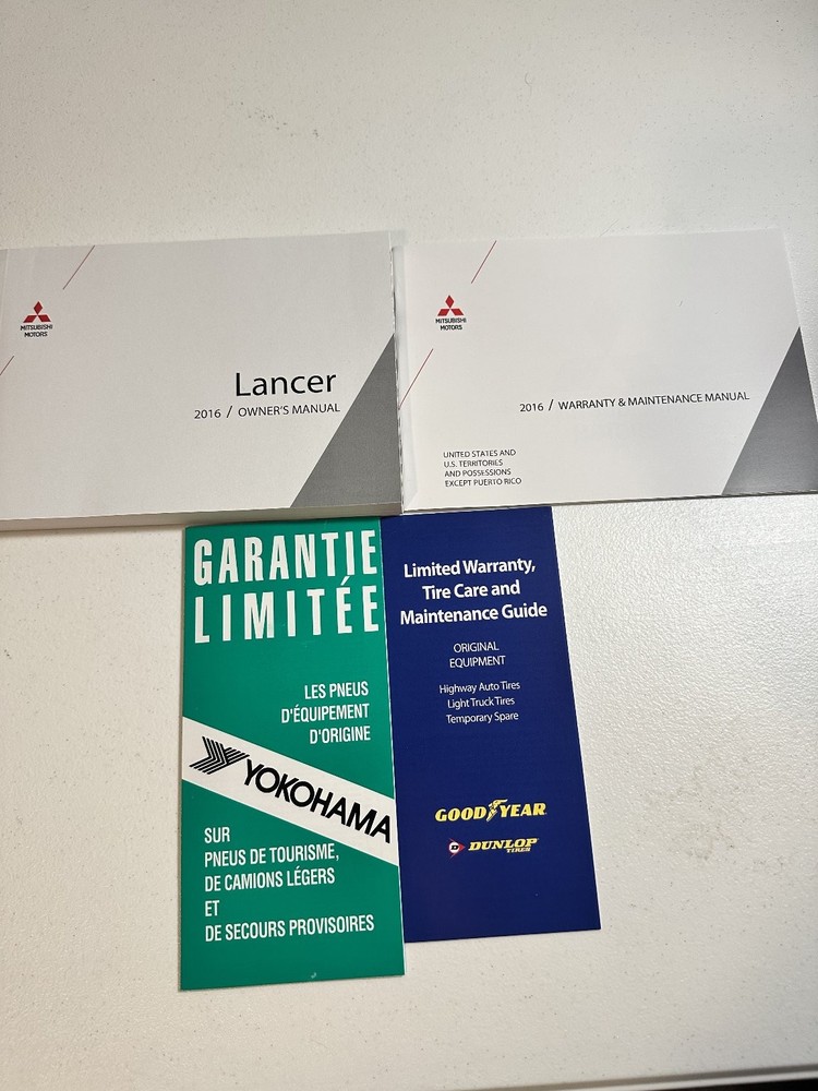 Lancer 2016 Owner's Manual Mitsubishi Motors