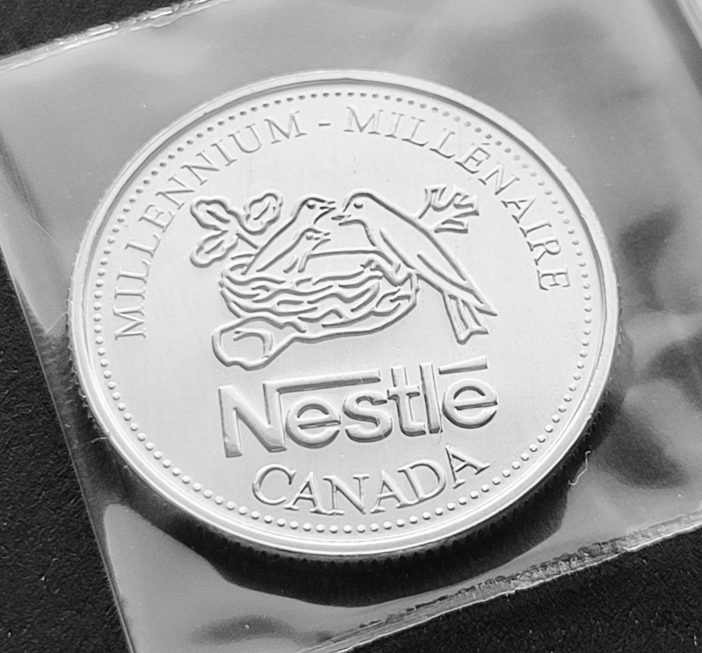 ***CANADA 1999 MILLENNIUM NESTLE TOKEN *** FROM MINT SETS ***
