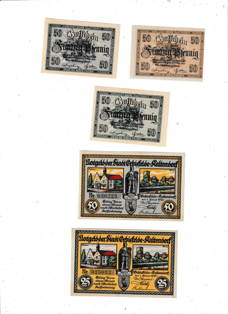 KALTENDORF  FIVE  NOTES