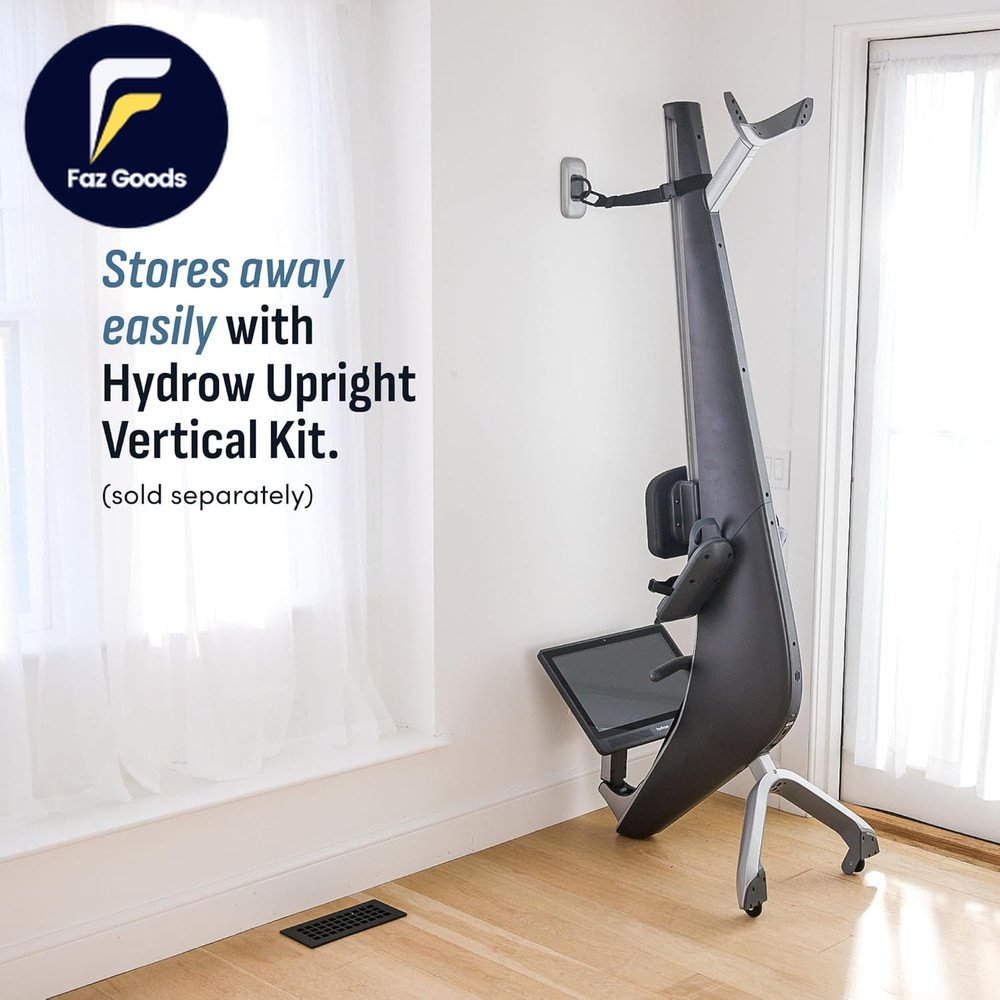 Origin Rowing Machine with Immersive 22" HD Rotating Screen Stows Upright