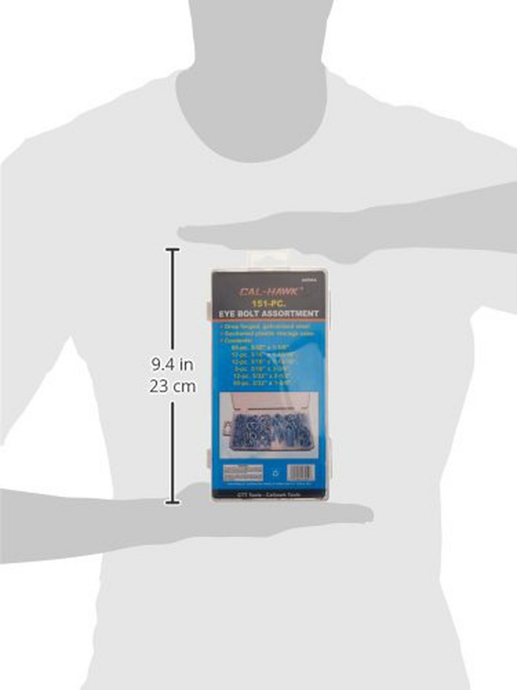 Cal Hawk Tools AZEBA Eye Bolt Assortment (151 Piece)