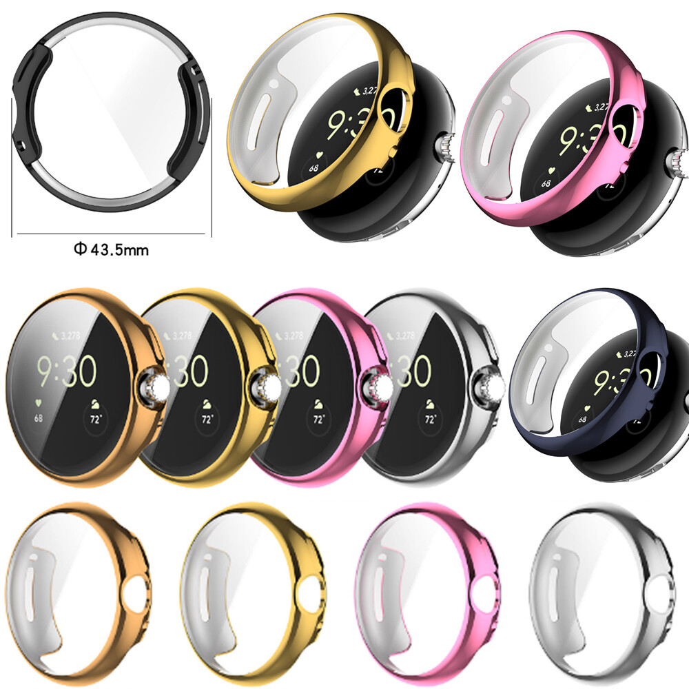 For Google Pixel Watch 1/Watch 2 TPU Protective Case Cover Screen Protector