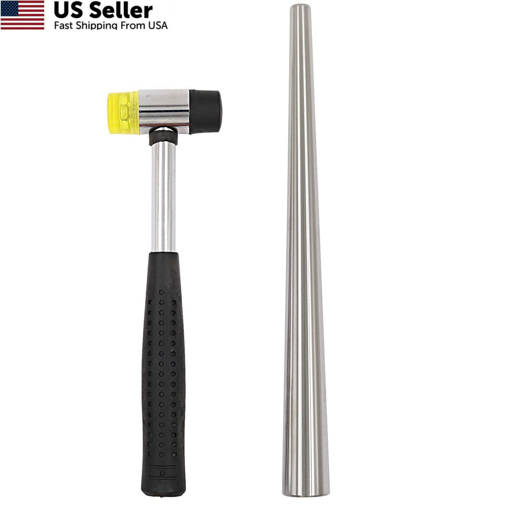 HEYMOUS Ring Sizer Mandrel Measuring Tool Steel Sizing Gauge Sizers Set...