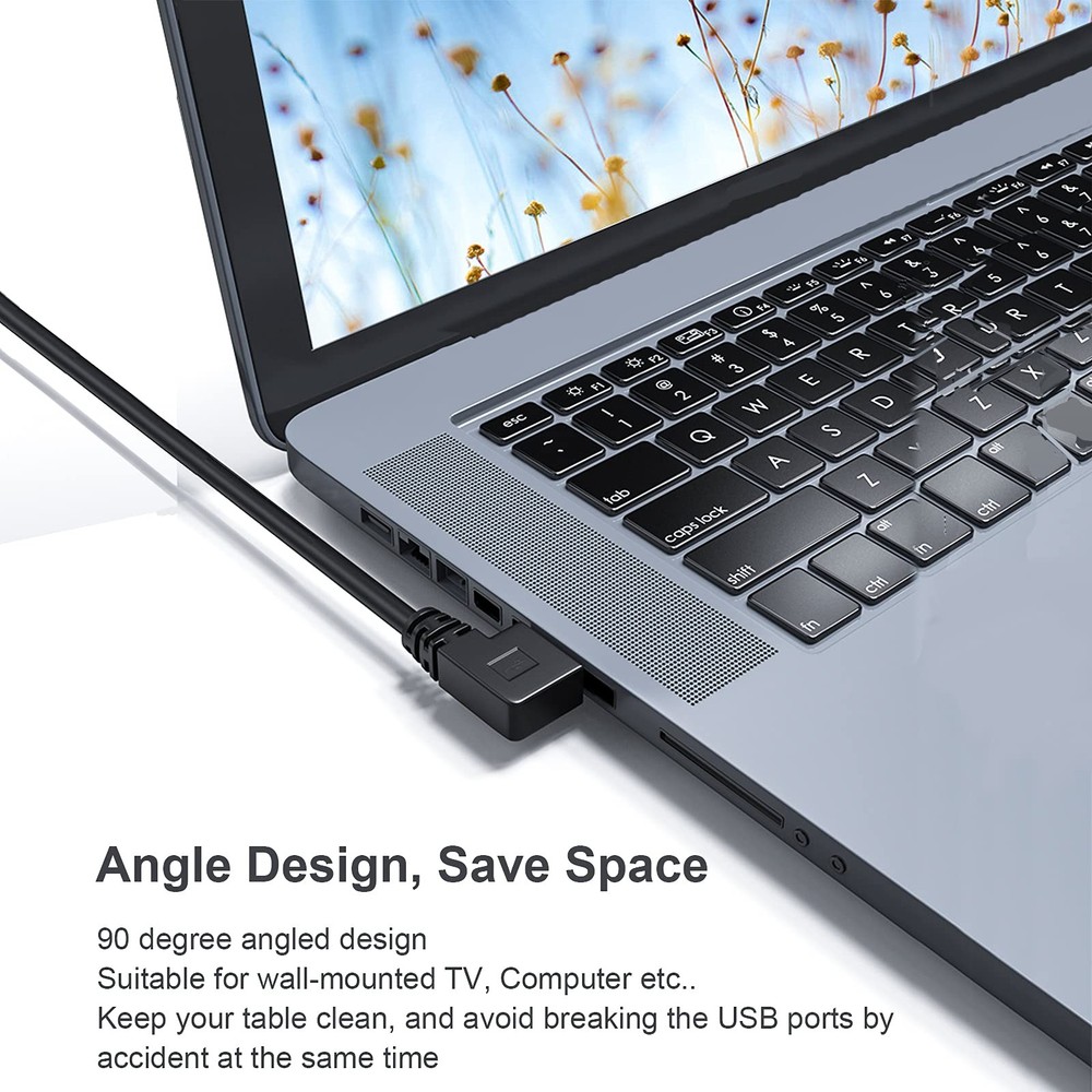 Oxsubor angle usb cable left and right, right