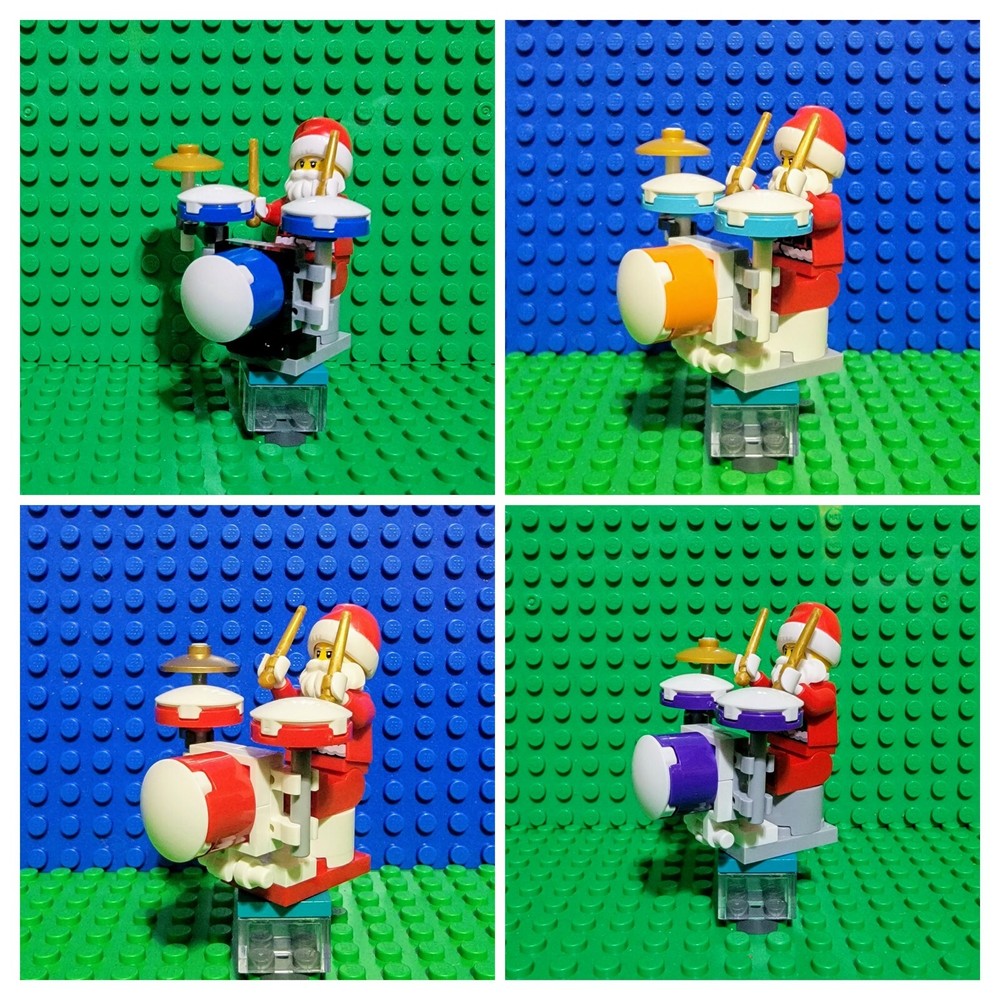 LEGO Drum Set - Complete Your Minifigure Band Today! DRUM SET ONLY