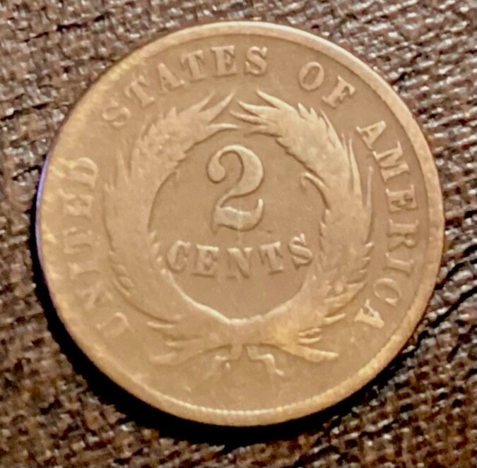 1868 US Two Cents - FREE US SHIPPING