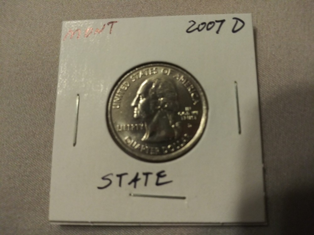 MONTANA STATE QUARTER 2007D--BU--FREE SHIP