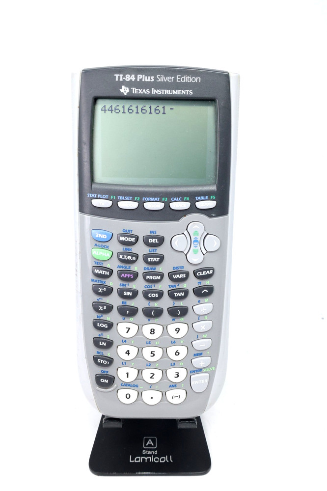 Texas Instruments TI-84 Plus Silver Edition Tested & Working