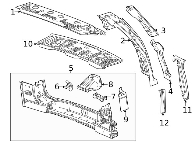 Genuine GM Outer Bracket 84337945