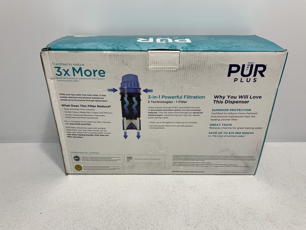 PUR Plus DS1810Z 30 Cup Dispenser Filtration System White