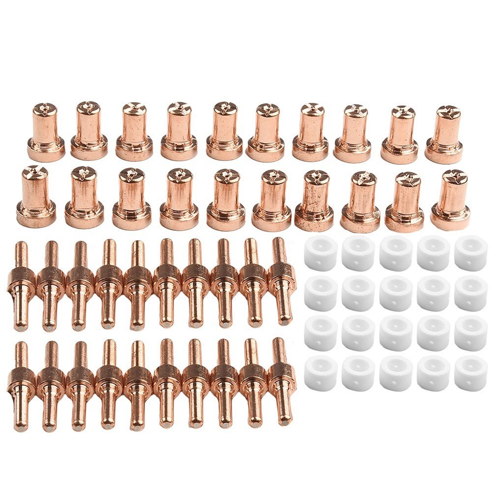66PCS for PT31 Plasma For Cutter Accessories Nozzles Baffles Electrode Kit