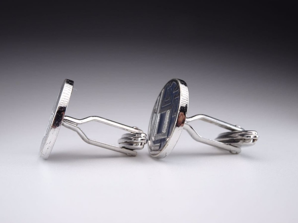 Dunhill Sv925 Geometric Cufflinks