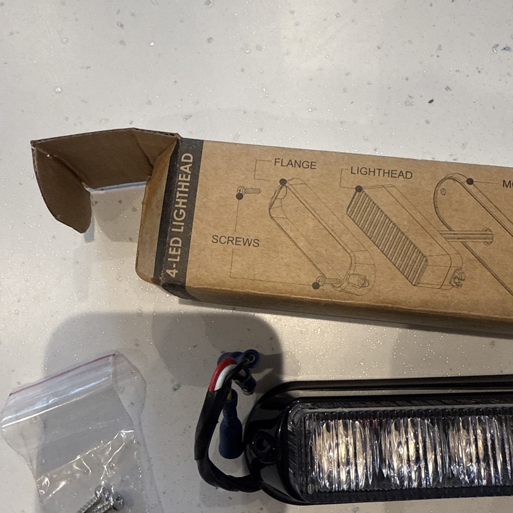 RSG 4 LED Lighthead Module, LED-314-01 4-LED LIGHTHEAD RED BLUE BLACK