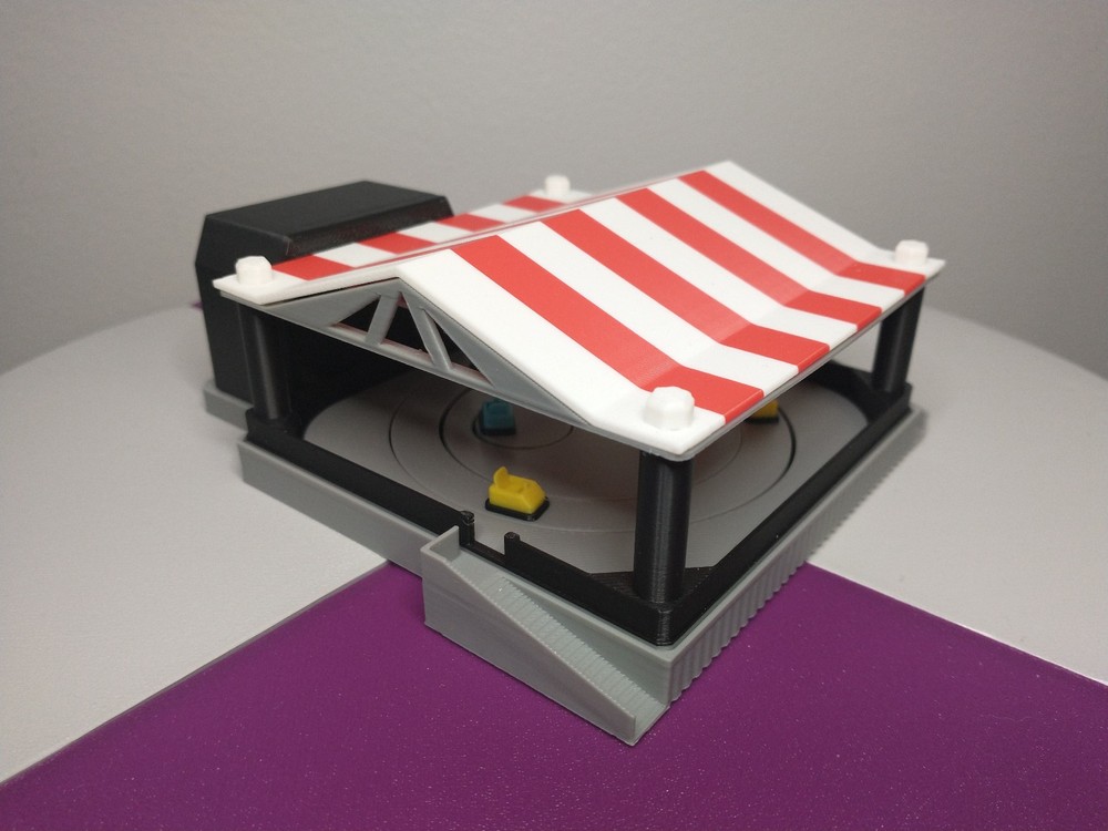 Bumper Cars Model Ride - N Scale - Motorized
