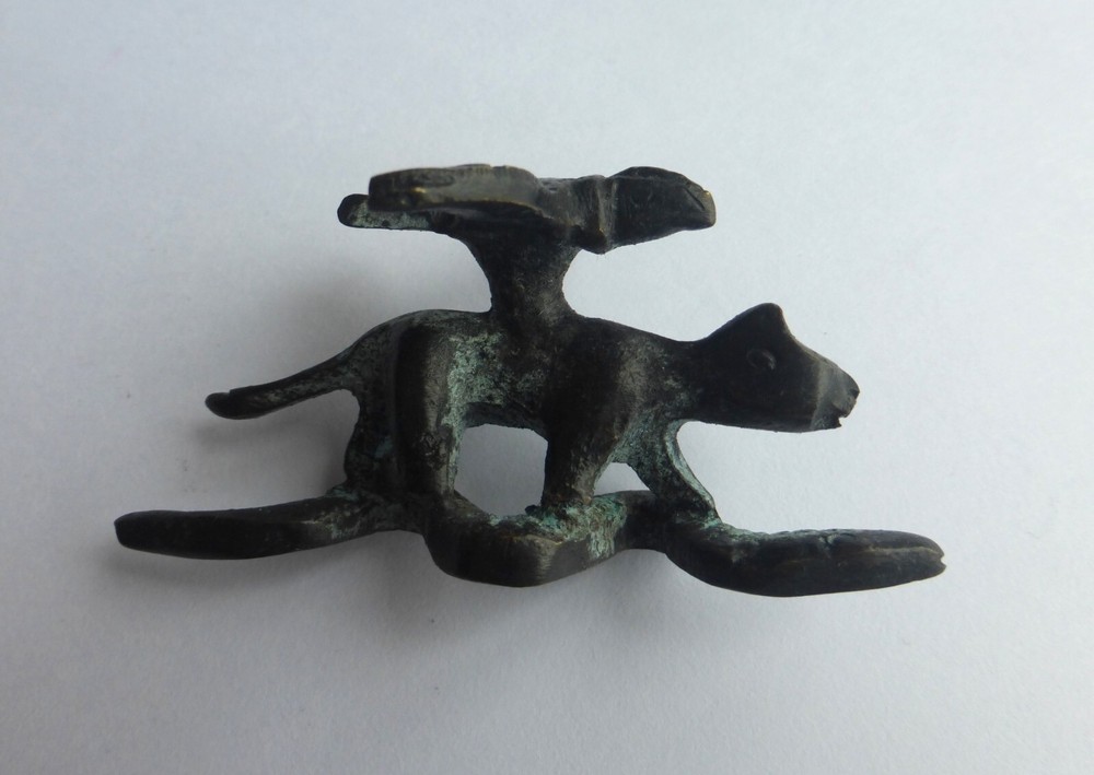 Peruvian Andean trilogy made in oxidized cooper