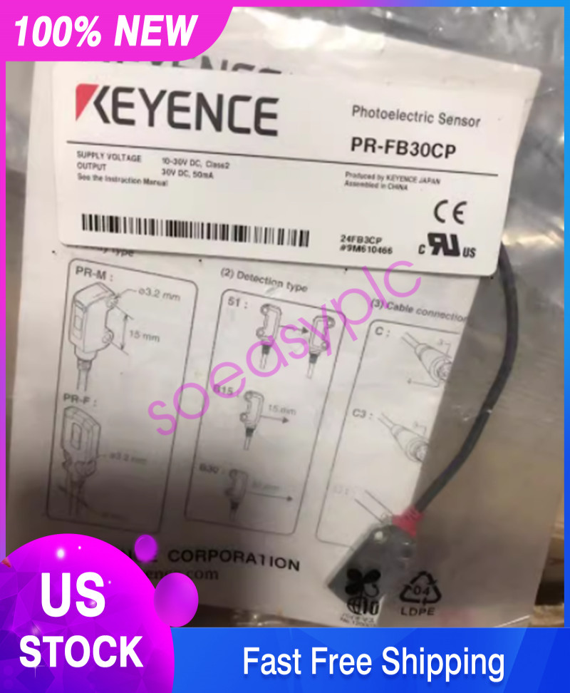 Keyence PR-FB30CP Photoelectric Sensor Switch PRFB30CP New Free Shipping 1PC