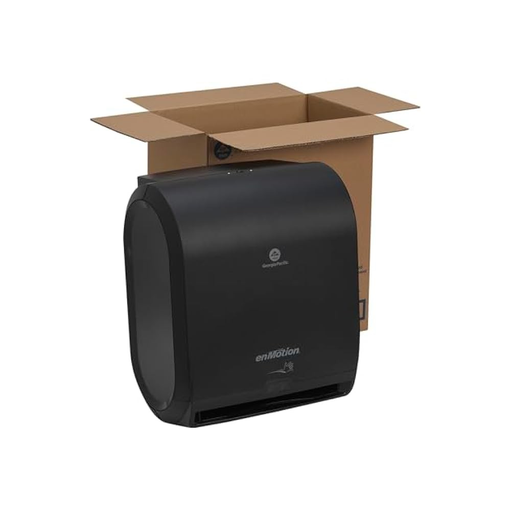Automatic Hand Towel Dispenser, Black, Durable & Efficient