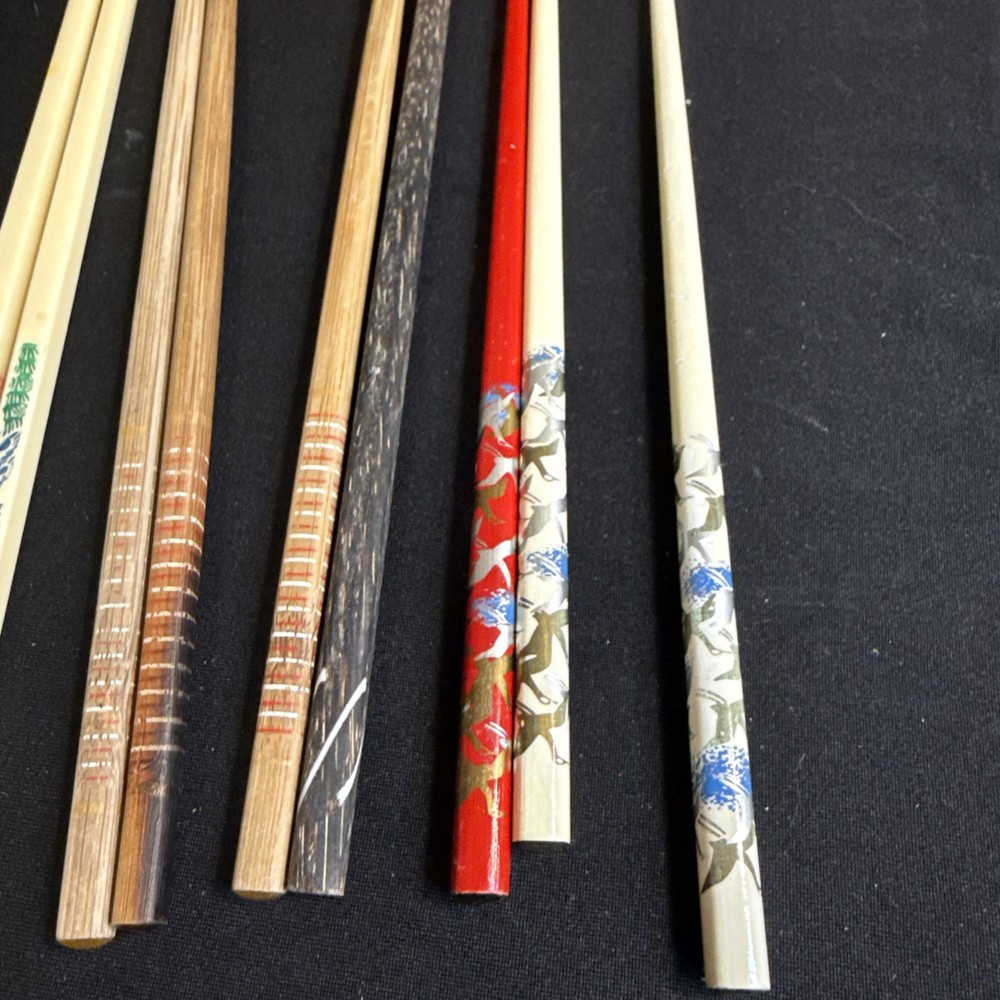 Mixed Chopsticks – Wood, Bamboo, Decorative