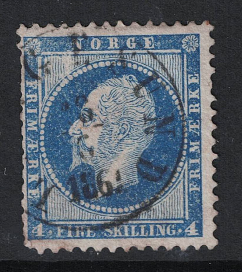 Norway SC# 4 / Langesund 1861 Cancel - S29566