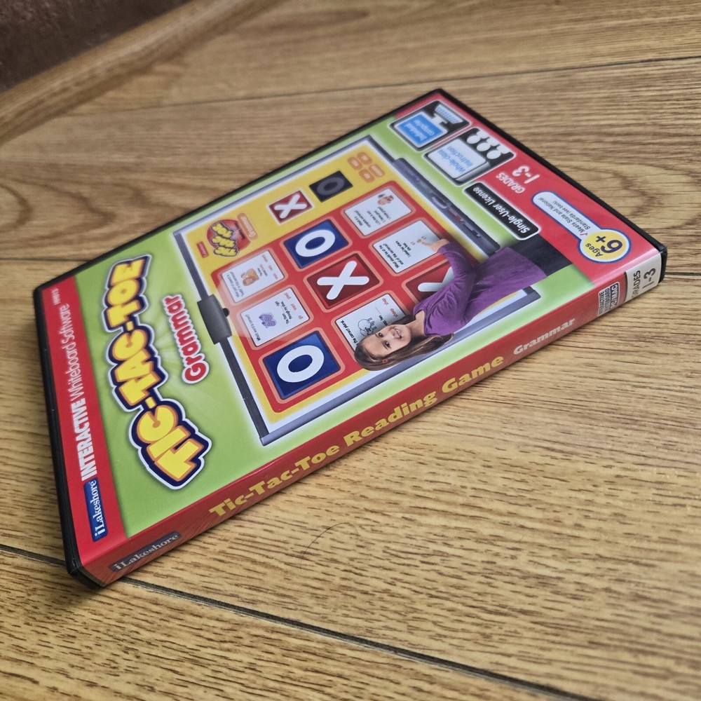 INTERACTIVE WHITEBOARD: TIC-TAC-TOE: GRAMMAR (LAKESHORE PC-MAC 2006) EDUCATIONAL