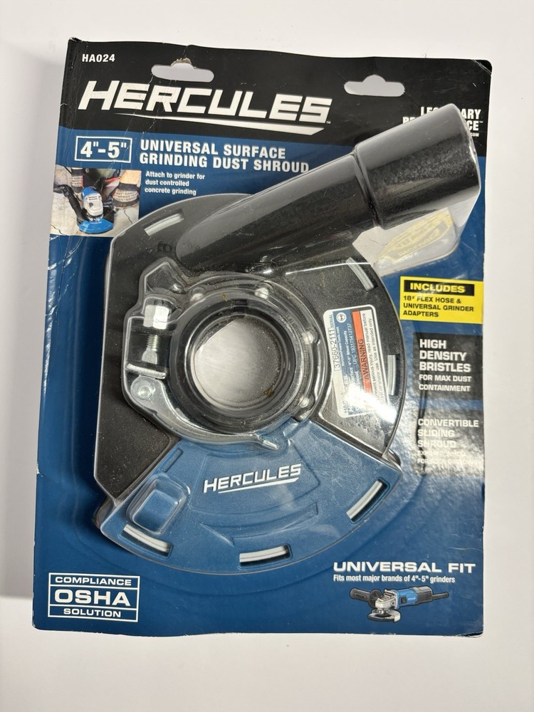 Hercules Universal Surface Grinding Dust Shroud 4-5