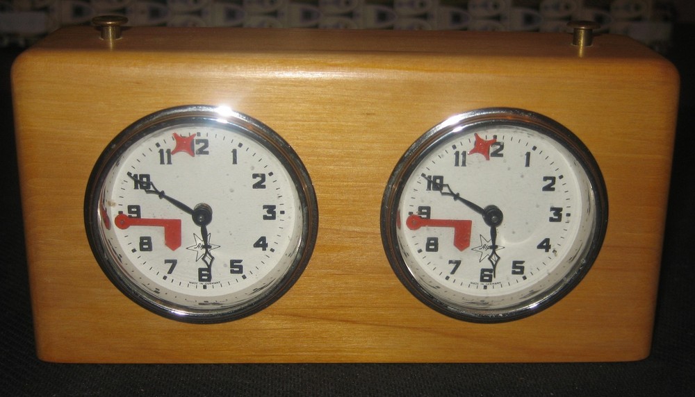 Pristine 1950s Alpha German Chess Clock Timer Model # 507 with Original Box