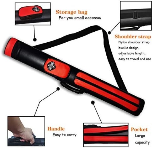 2X2 Hard Cue Case for Pool Sticks