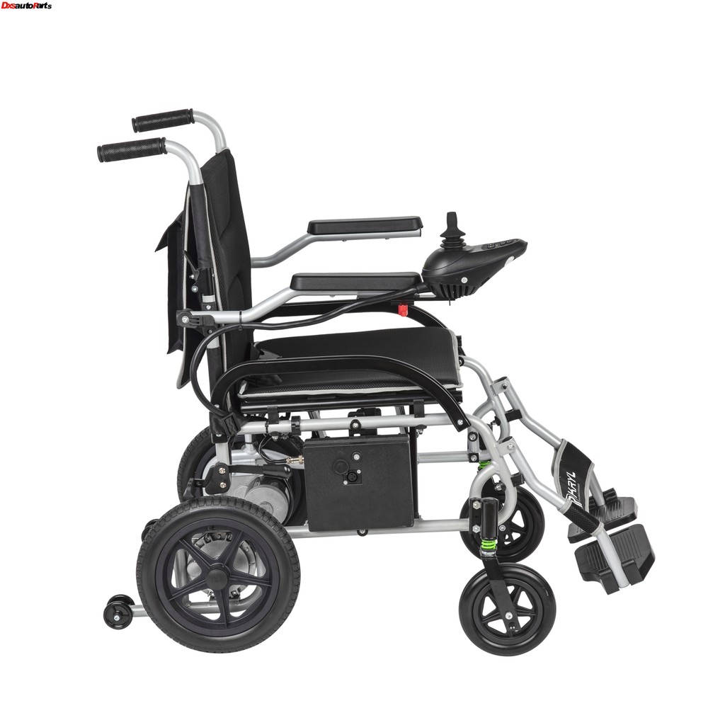 Lightweight 37.5 lbs Foldable Electric Wheelchairs Max 265lbs, 25 Miles Range