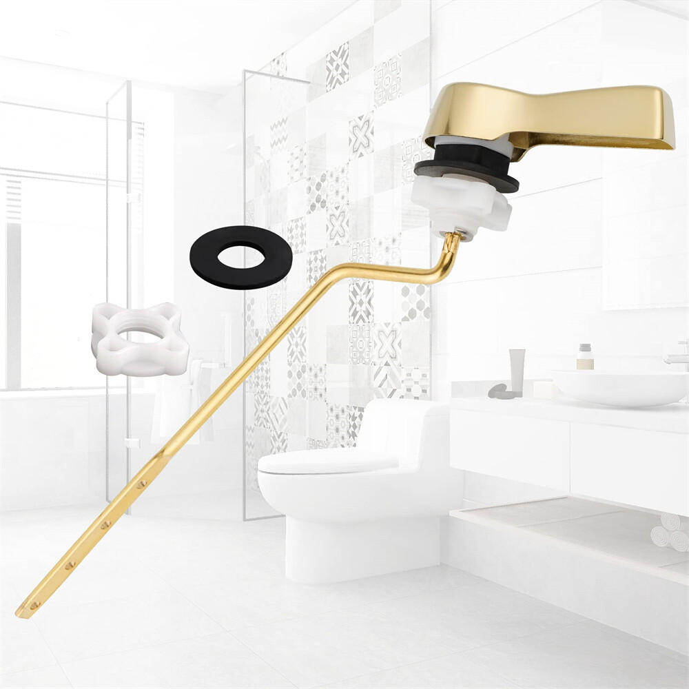 2Pack Universal Side Mount Toilet Handle Trip Lever Tank Flush Lever Replacement