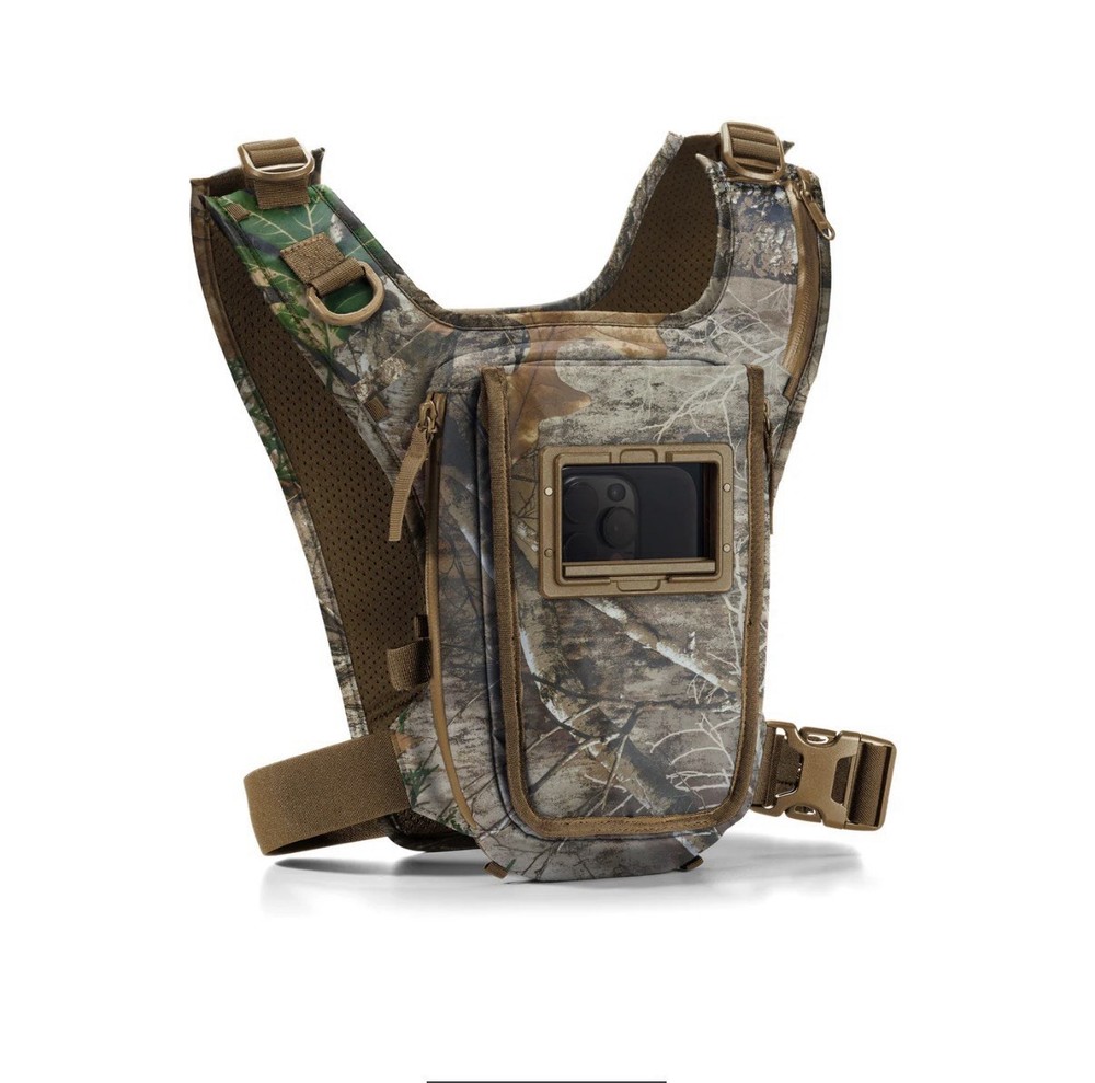 West Slope Camouflage Chest Bino Pack Adjustable Hunting Bag Polyester