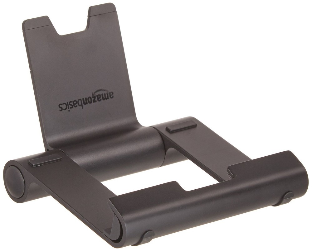 Amazon Basics Multi-Angle Portable Stand for iPad Tablet, E-reader and Black