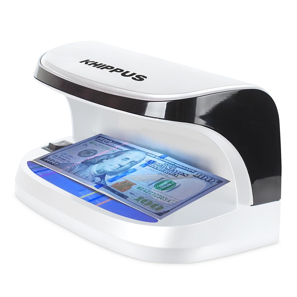 K410 Counterfeit Bill Detector Professional, High Intensity UV LED Counterfei...