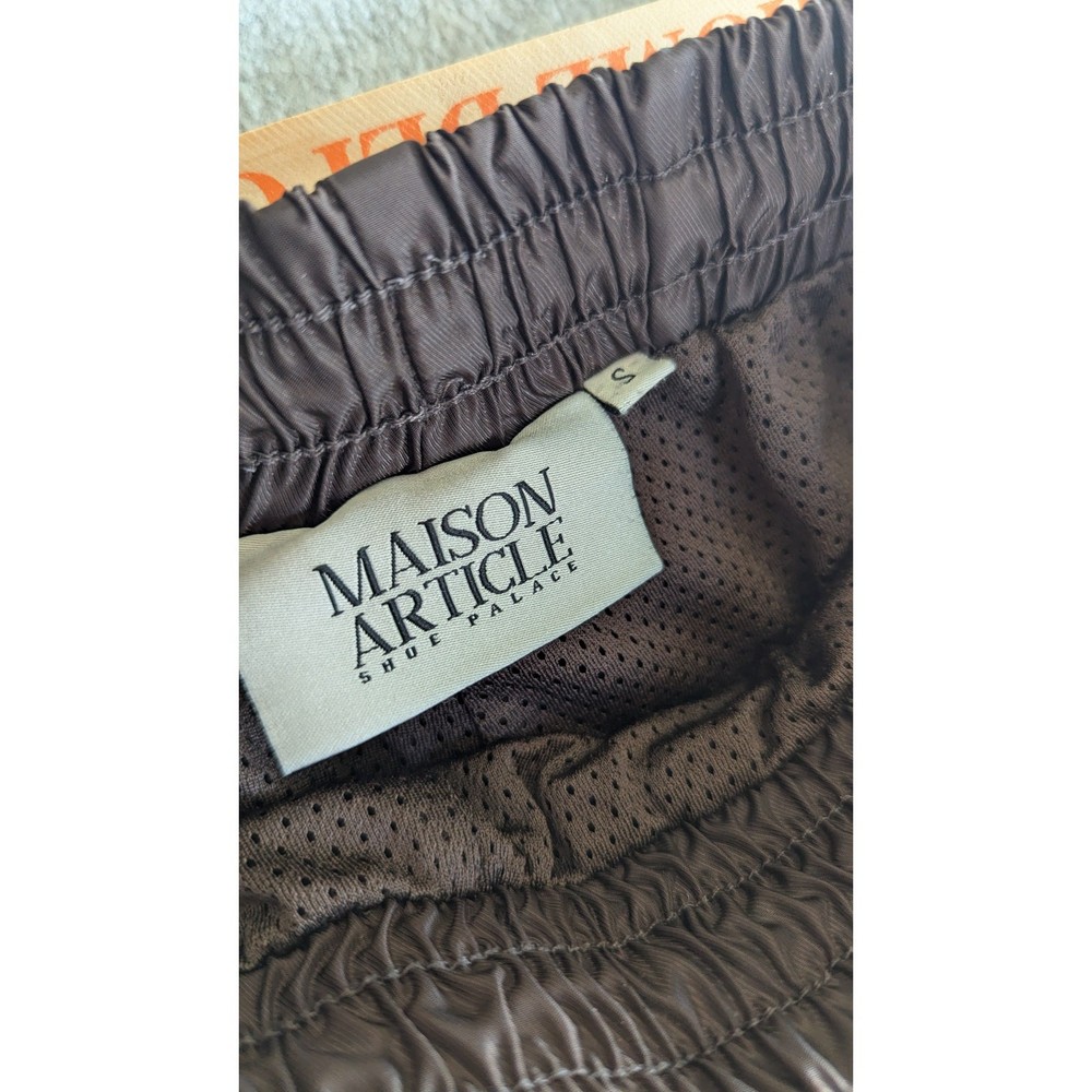MAISON ARTICLE Shorts Small Lined Swim Trunks Drawstring Elastic Waist FLAW
