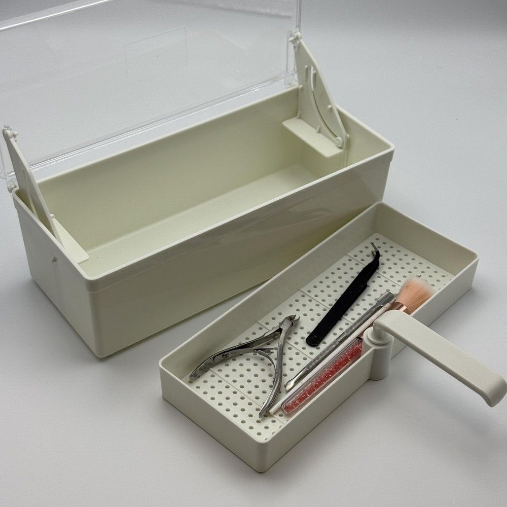 Elevating Filter Box Tool Cleaning Tray with Filter Mesh, Plastic Storage Tra...
