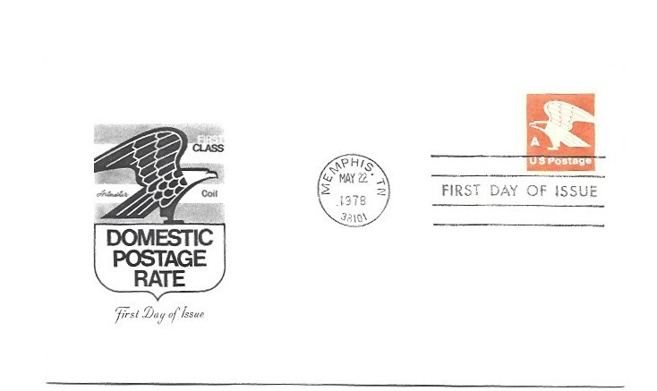 1743 'A' Eagle, coil  Artmaster, FDC