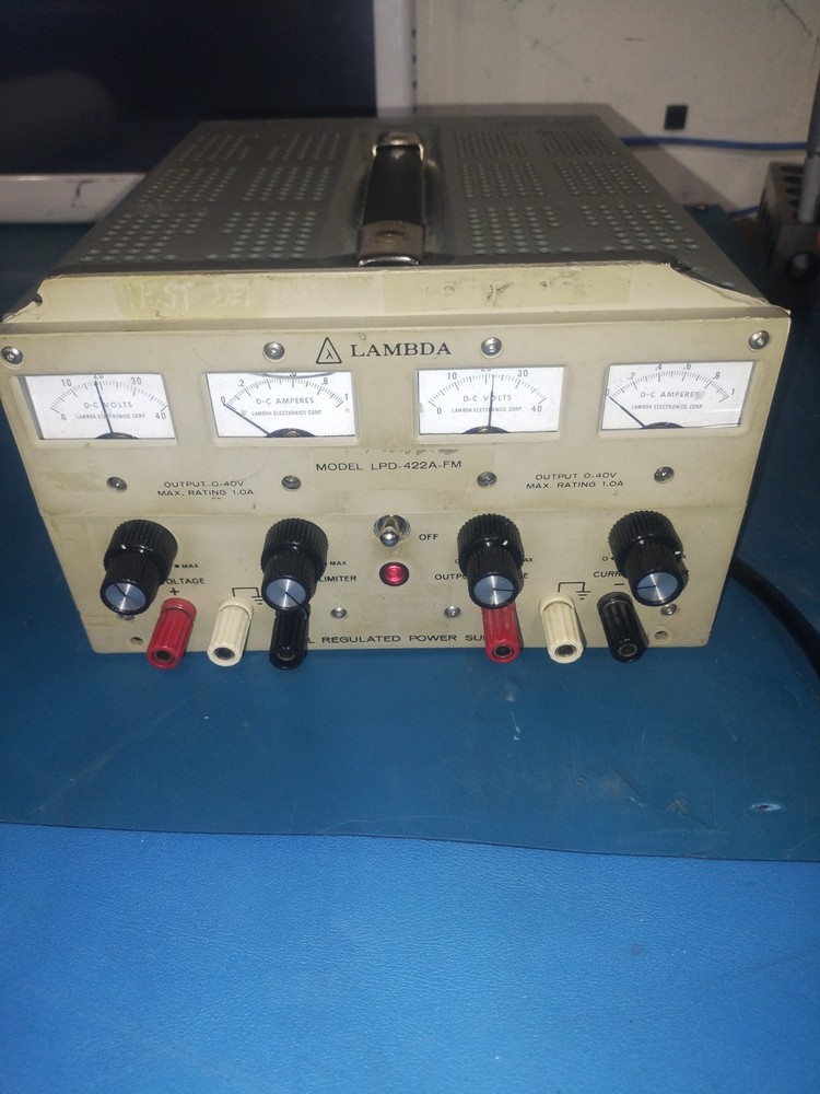Lambda LPD-422A-FM Dual Output Power Supply 0-40V, 0-1A