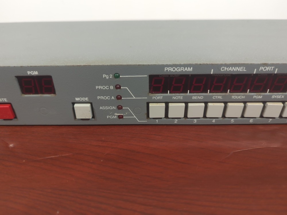 JL Cooper Electronics MSB Plus Rev 2 MIDI Router UNTESTED No Power Cord