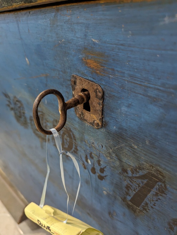 Antique 1868 Swedish Wedding Trunk
