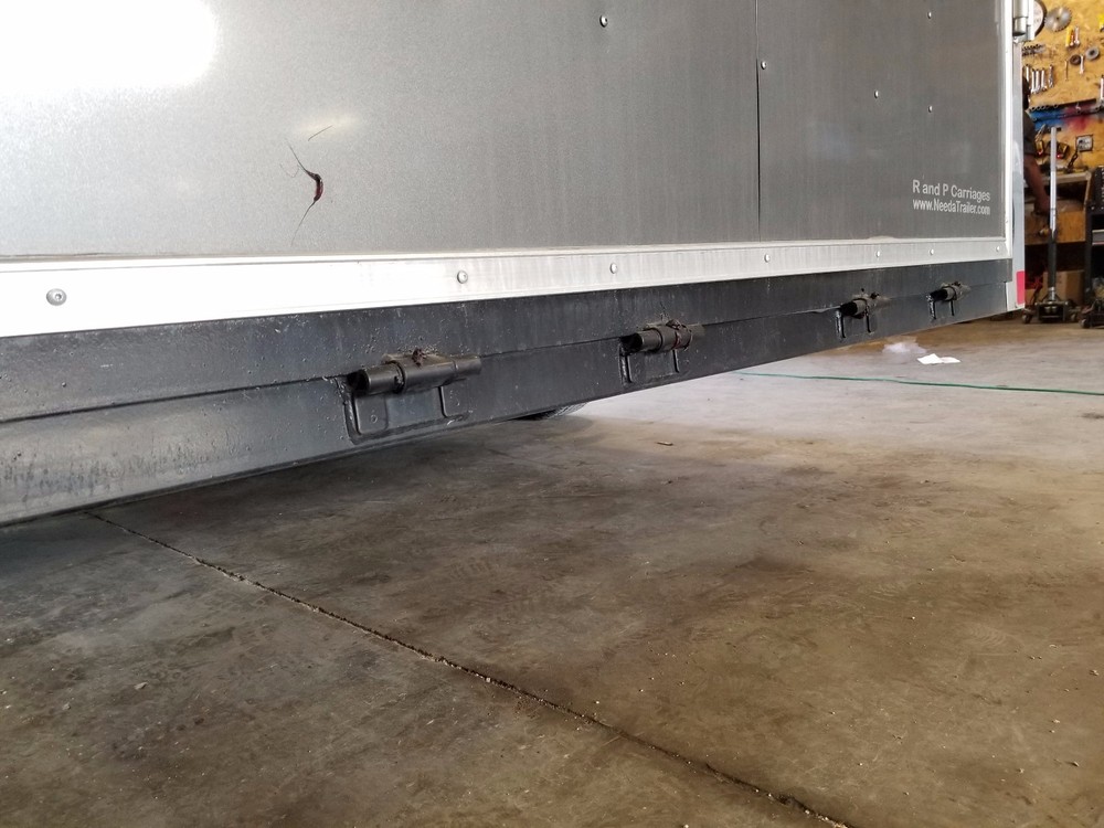 Weld on Butterfly Grease able Ramp Hinge Cargo Utility Trailer Raw Steel
