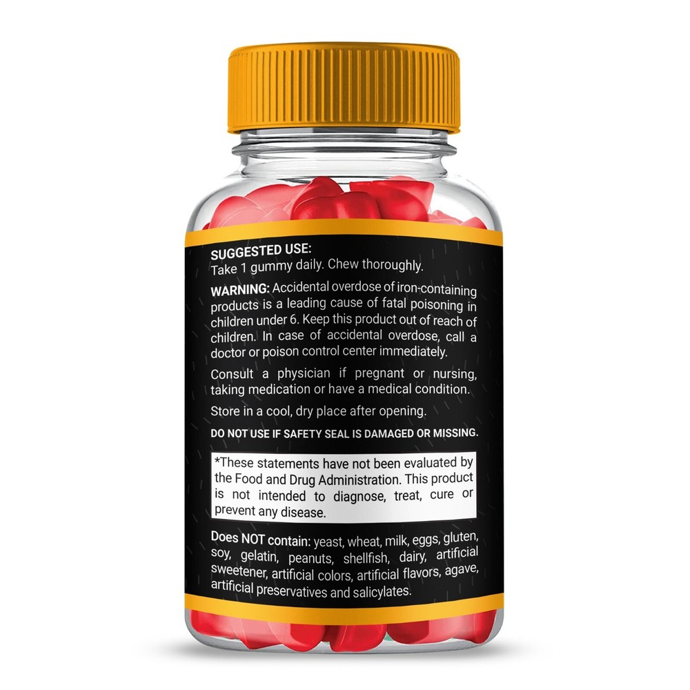 Vigor Force Gummies Supplement, Max Strength, VigorForce Energy Boost (10 Pack)