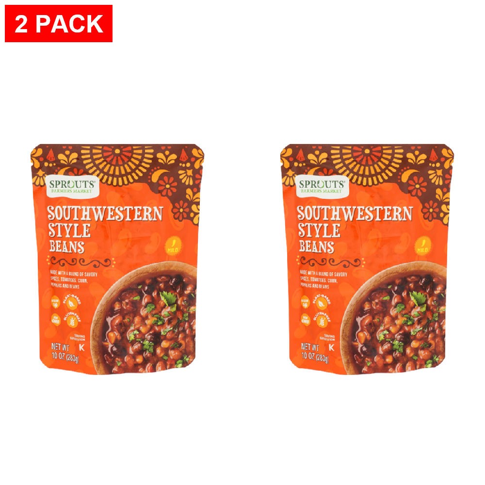 2 Pack - Sprouts Southwestern Style Beans 10 oz