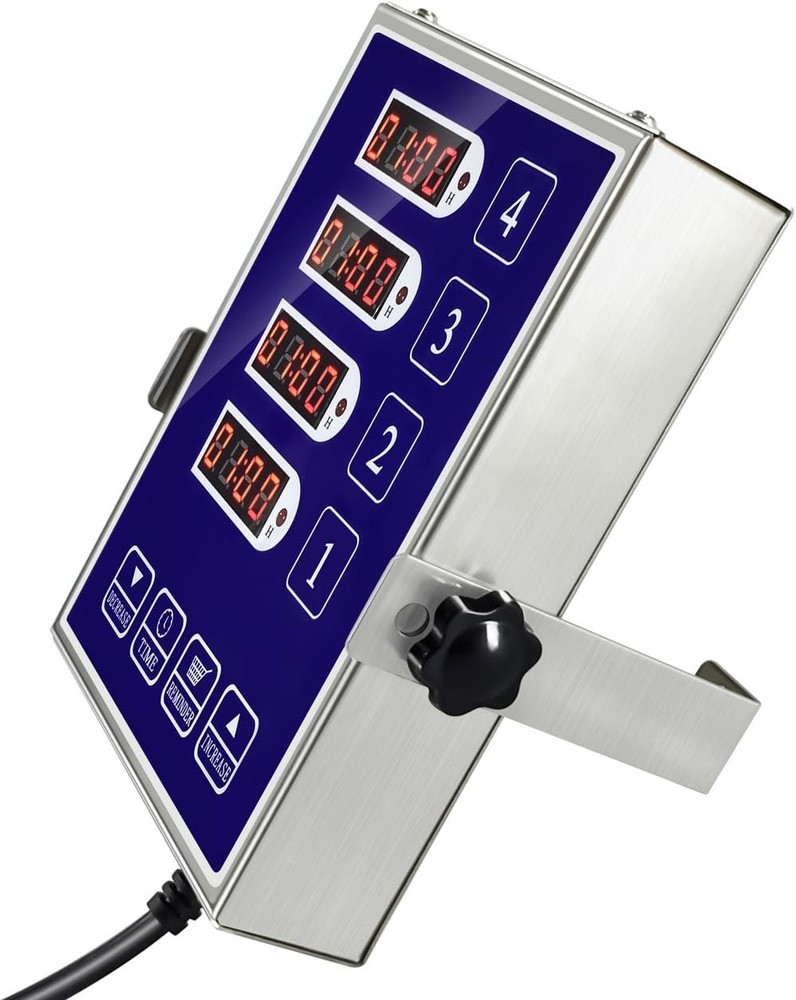Kitchen Timer for Cooking - 4 Channel Commercial Kitchen Timer