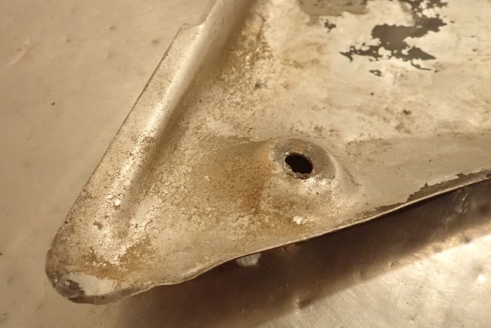 BULTACO LOBITO 125 MK4 MODEL 75 SIDE FRAME COVER PANEL PLATE ALUMINUM
