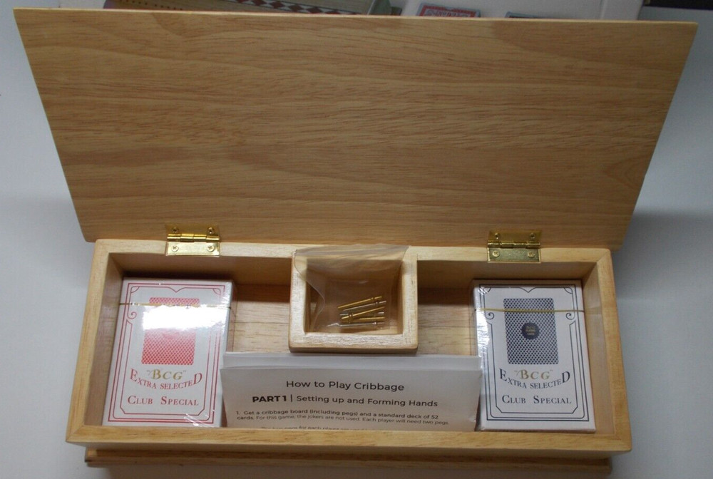 Endgamz Cribbage Set Double Track Noncontinuous 2 Player