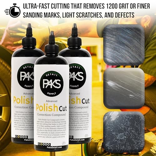 Paks Polish Cut Car Compound, Advance Cutting Compound and Rubbing Compound