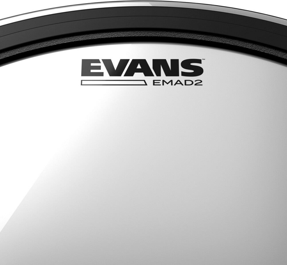 Evans EMAD 2 Clear Batter Bass Drum Head 24 in.